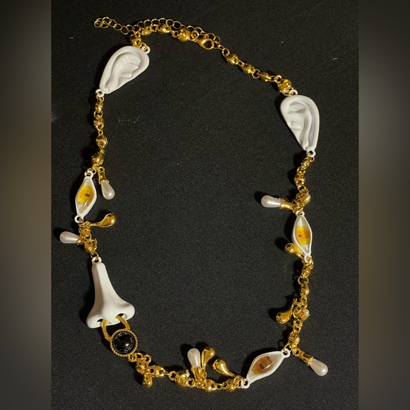 Gaia - Retro Style Evil Eye Necklace. Art 2025 - Picture 4 of 6